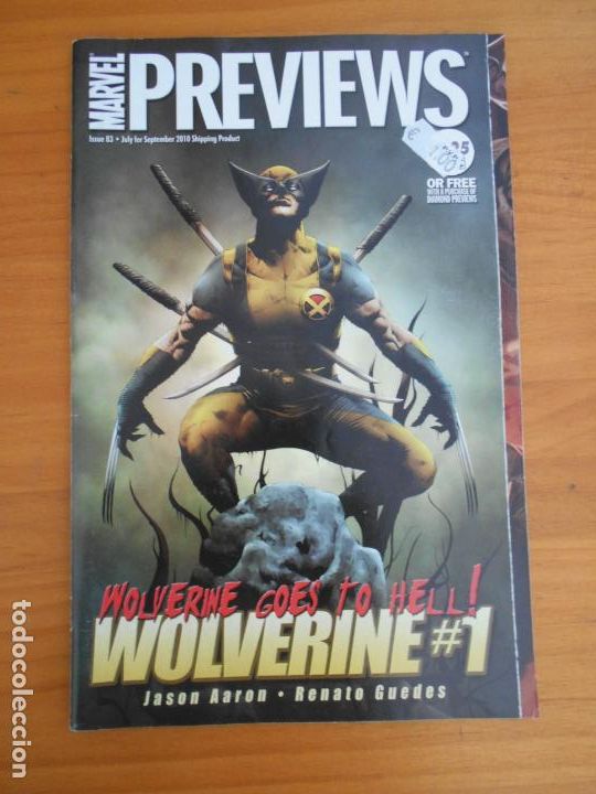 C&oacute;mics: MARVEL PREVIEWS ISSUE 83 - WOLVERINE GOES TO HELL! - EN INGLES (FW) - Foto 1