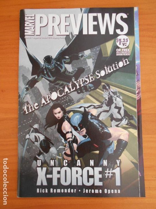 C&oacute;mics: MARVEL PREVIEWS ISSUE 84 - UNCANNY X-FORCE 1 - EN INGLES (FW) - Foto 1