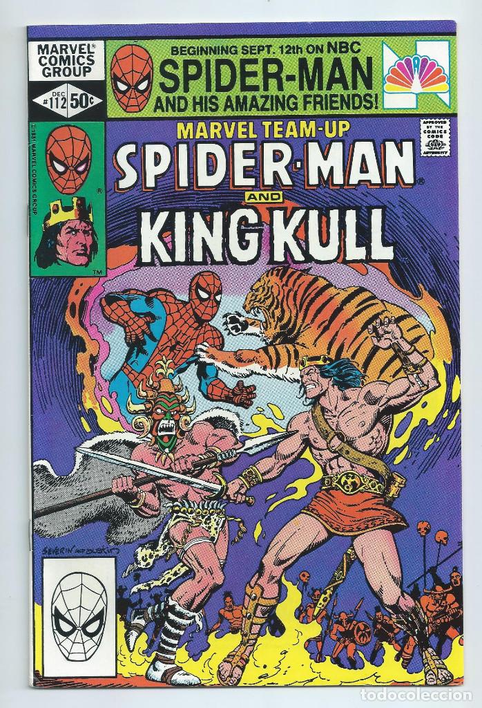 C&oacute;mics: MARVEL TEAM UP N&ordm; 112 (1981): SPIDERMAN - KULL. NUEVO. ORIGINAL MARVEL - Foto 1