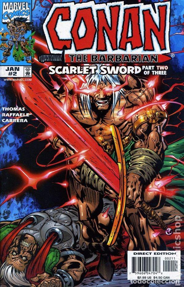 C&oacute;mics: Conan Scarlet Sword (1998 MARVEL) COMPLETA 3 N&ordm; - Foto 2