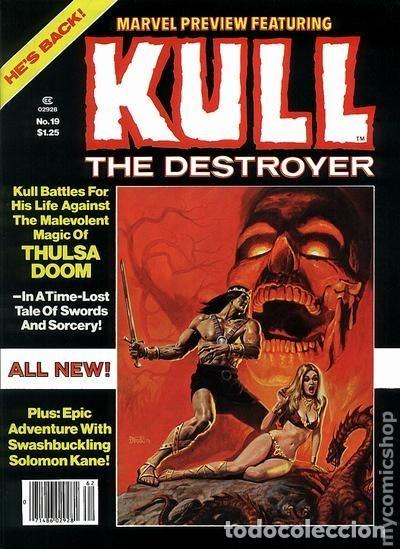 C&oacute;mics: Marvel Preview (1975 MARVEL) 19 Kull The Destroyer - Foto 1