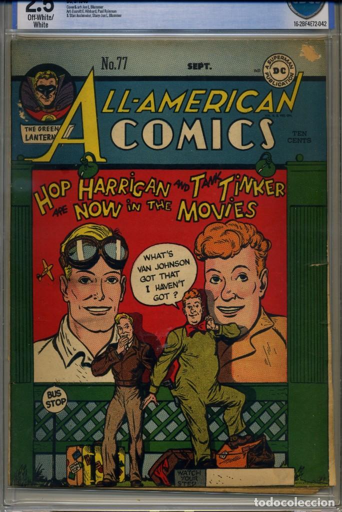C&oacute;mics: ALL-AMERICAN COMICS# 77 CBCS 2.5 DE 1946 - Foto 2