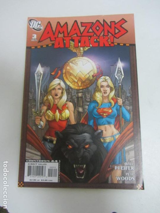 C&oacute;mics: AMAZONS ATTACK N&ordm; 3 DC 2007 USA INGLES AX38 - Foto 1