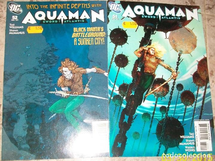 C&oacute;mics: Aquaman (2 numeros 51 y 52) en Ingles - Foto 1