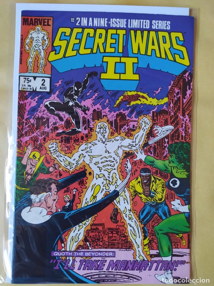 Comics: COMIC USA MARVEL-SECRET WARS II VOL.1 #2 1985-NM-BOLSA & BACKBOARD