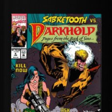 Comics : DARKHOLD 4 - MARVEL 1993 VFN/NM / SABRETOOTH. Lote 236424450