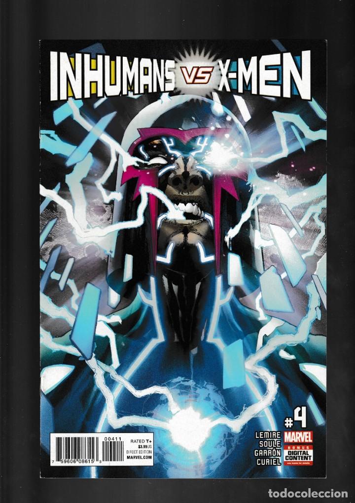 C&oacute;mics: INHUMANS VS X-MEN 4 - MARVEL 2017 - VFN+ - Foto 1