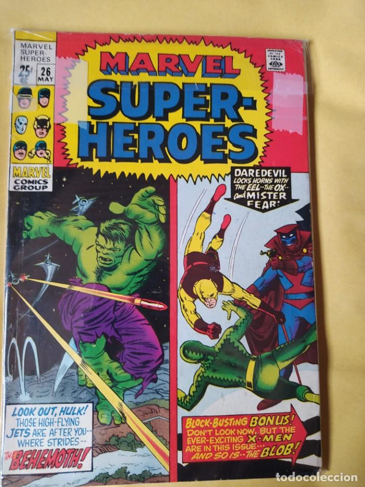 C&oacute;mics: COMIC USA MARVEL SUPER HEROES #26-BRONZE AGE-1970-FN-BOLSA & BACKBOARD