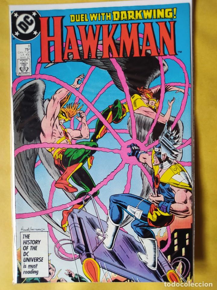 C&oacute;mics: COMIC USA DC HAWKMAN #8 1987 VFN-BOLSA & BACKBOARD - Foto 1