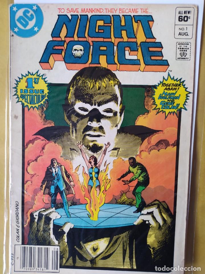C&oacute;mics: COMIC USA DC NIGHT FORCE #1-1982-WOLFMAN/COLAN-VG - Foto 1
