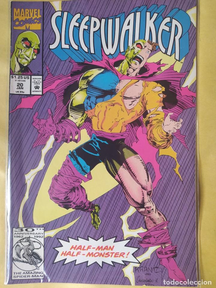 C&oacute;mics: COMIC USA MARVEL(RARO) SLEEPWALKER #20-1993-BOLSA & BACKBOARD - Foto 1