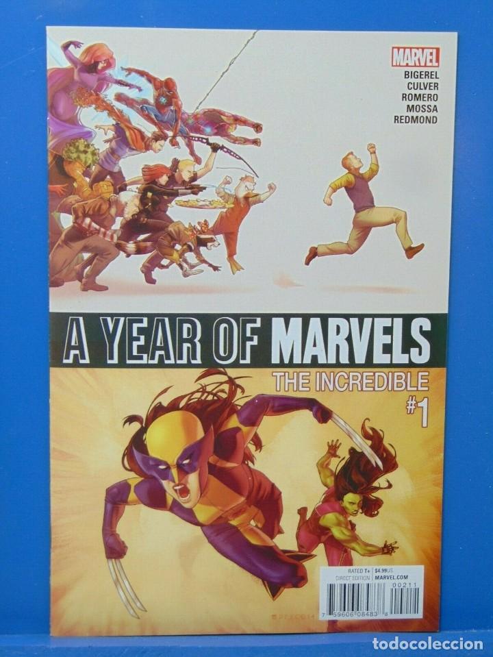 C&oacute;mics: A Year of Marvels #1: The Incredible. Marvel Comics. - Foto 1