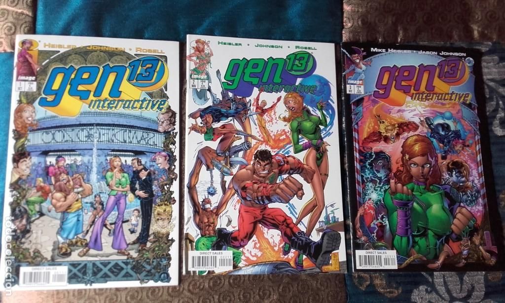 C&oacute;mics: Gen 13 Interactive completa, 3 n&uacute;meros - Foto 1