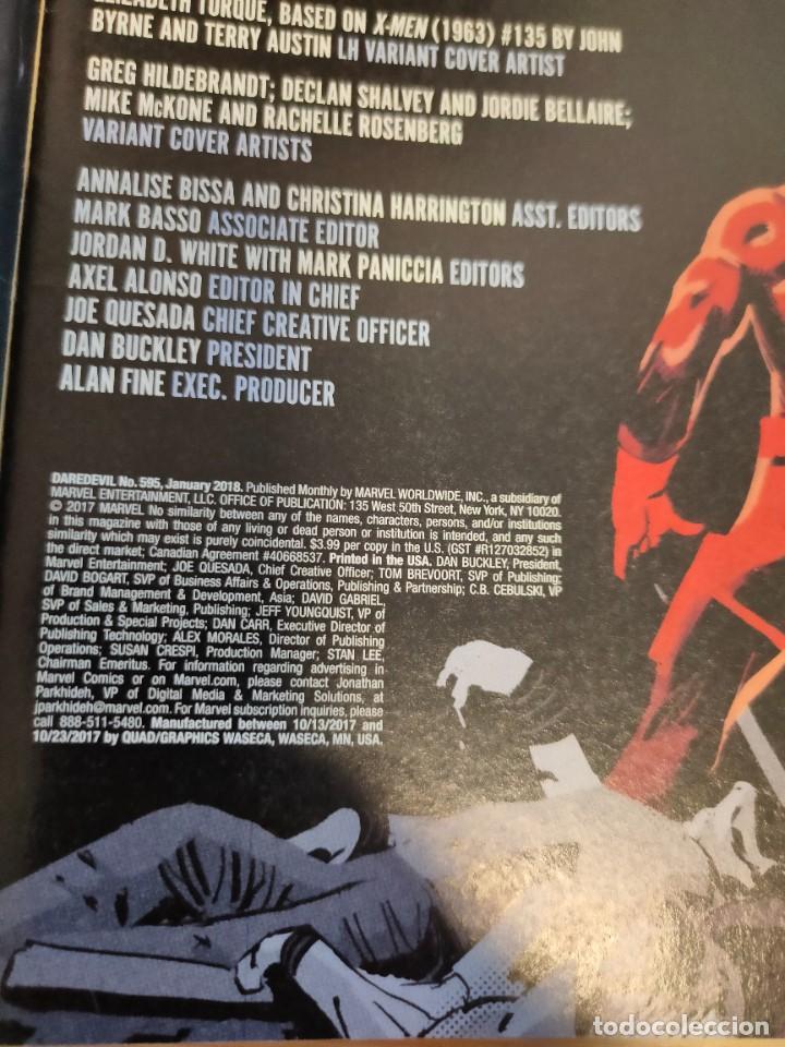 C&oacute;mics: Daredevil 595 Marvel USA 2018 - Foto 2