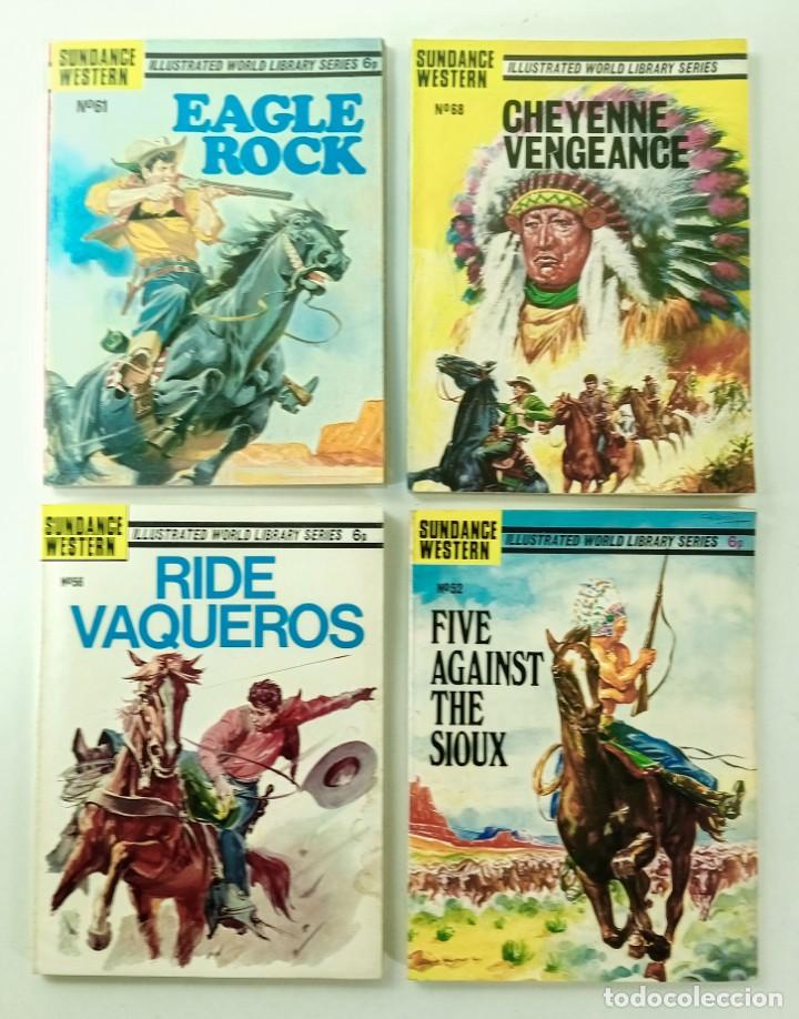 Comics : 4 COMICS SUNDANCE WESTERN ILLUSTRATED WORLD LIBRARY SERIES 1972/73