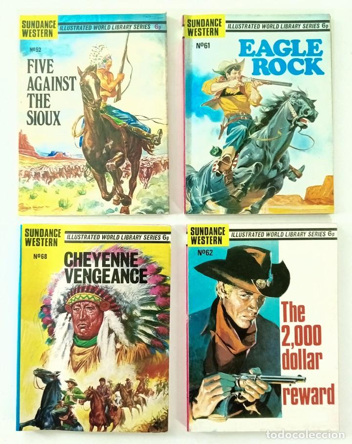 Comics: 4 COMICS SUNDANCE WESTERN ILLUSTRATED WORLD LIBRARY SERIES 1972/73