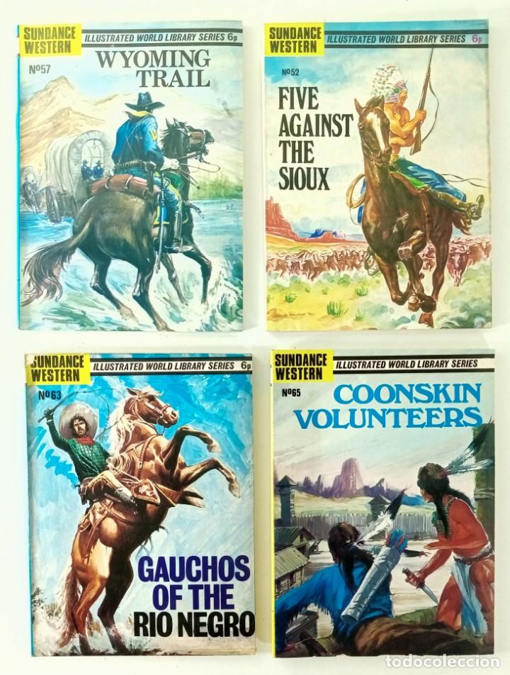 Comics: 4 COMICS SUNDANCE WESTERN ILLUSTRATED WORLD LIBRARY SERIES 1972/73