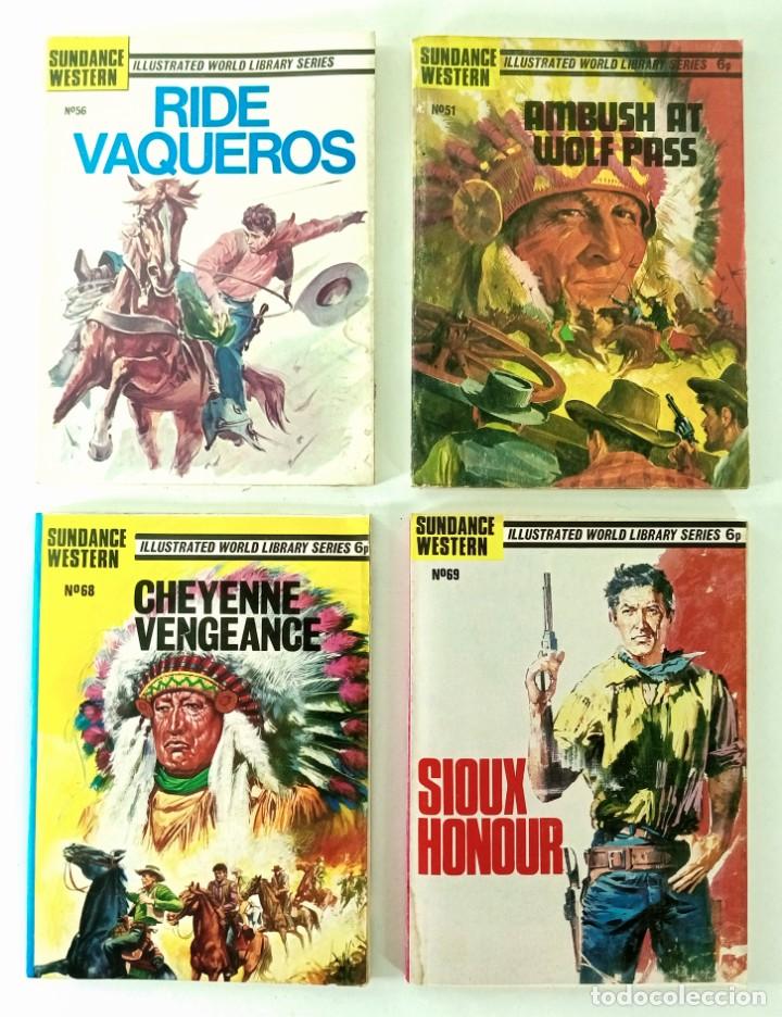 Comics: 4 COMICS SUNDANCE WESTERN ILLUSTRATED WORLD LIBRARY SERIES 1972/73