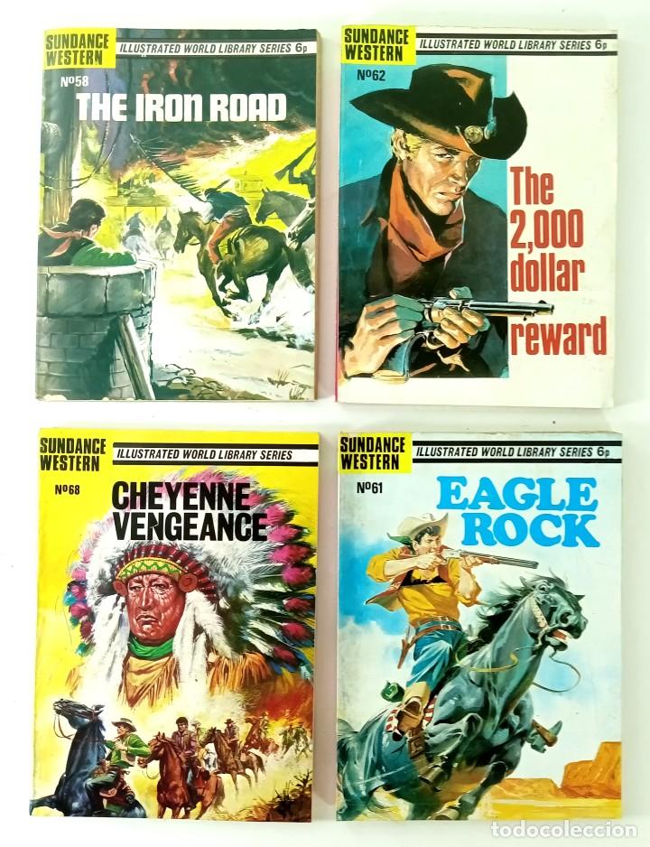 Comics : 4 COMICS SUNDANCE WESTERN ILLUSTRATED WORLD LIBRARY SERIES 1972/73