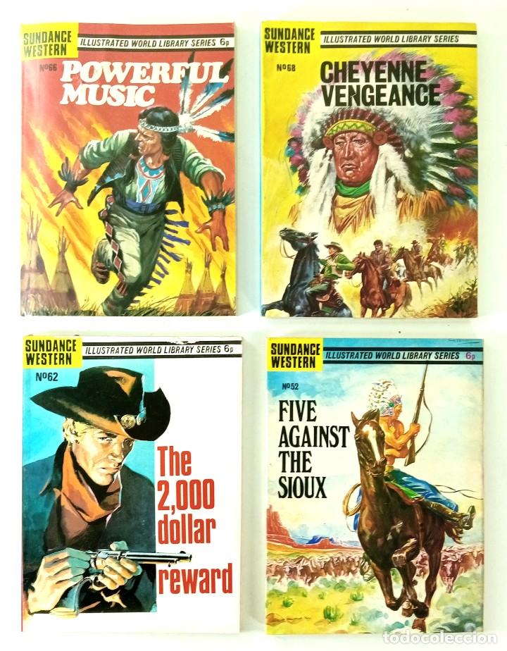 Comics : 4 COMICS SUNDANCE WESTERN ILLUSTRATED WORLD LIBRARY SERIES 1972/73