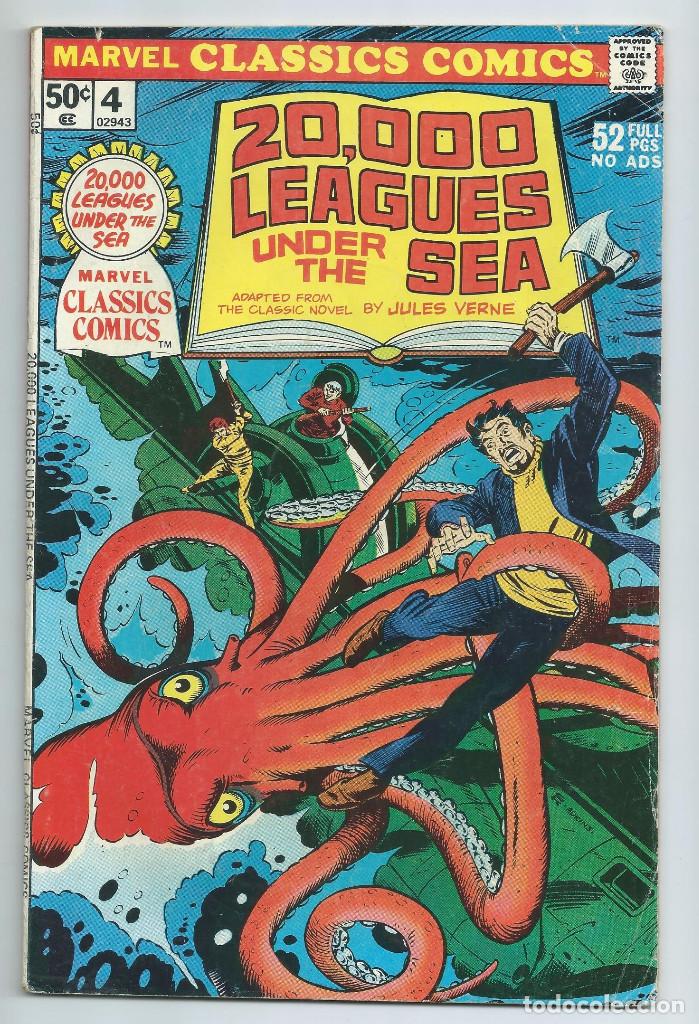 Fumetti: MARVEL CLASSICS COMICS N&ordm; 4 : 20000LEGUAS DE VIAJE SUBMARINO (1976). ORIGINAL MARVEL.