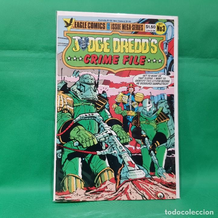 C&oacute;mics: JUDGE DREDDS ☆CRIME FILE☆ 3 - EAGLE COMICS 1985 / VFN- - Foto 1