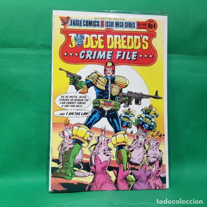 C&oacute;mics: JUDGE DREDDS ☆CRIME FILE☆ 4 - EAGLE COMICS 1985 / VFN- - Foto 1