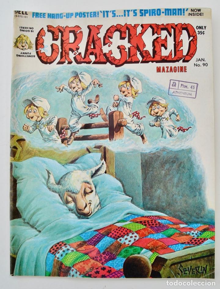 Comics: N&uacute;mero 90 de la Revista Americana de Humor Cracked. Robert C. Sproul Publisher. Enero, 1971