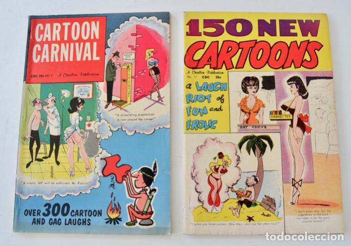 Comics: Lote de 2 n&uacute;meros de la Revista Americana de Erotismo y Humor, Cartoon Carnival. 1965-1966