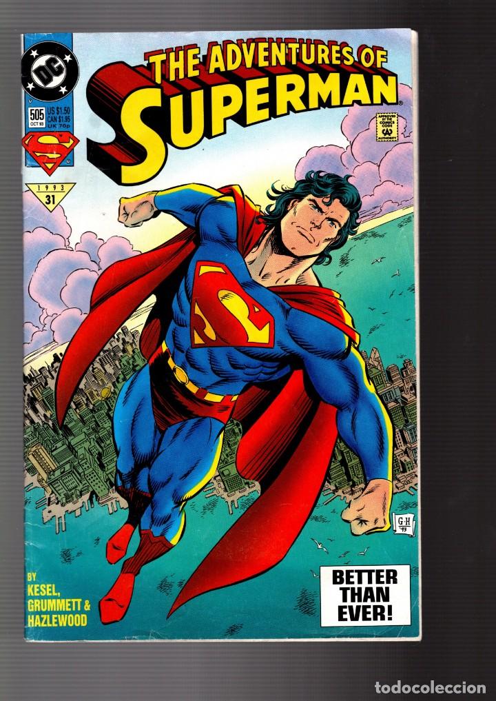 SUPERMAN 505 ADVENTURES OF - DC 1993 G/VG VARIANT COVER / REIGN OF THE SUPERMEN EPILOGUE (Tebeos y Comics - Comics Lengua Extranjera - Comics USA)