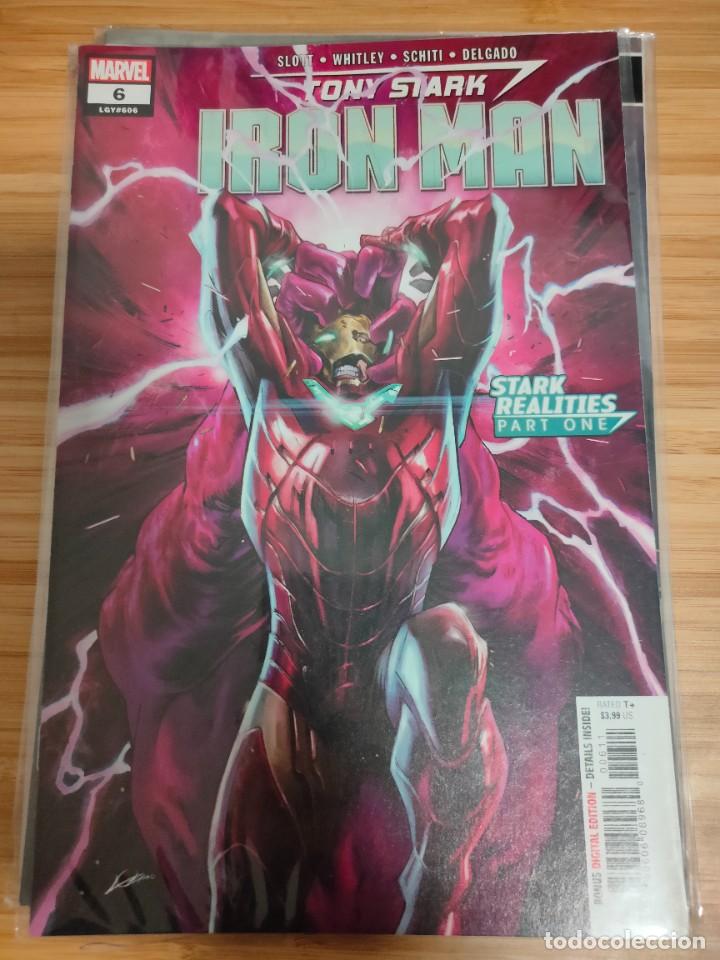 C&oacute;mics: Tony Stark Iron Man 6 Marvel Legacy 606 - Foto 1