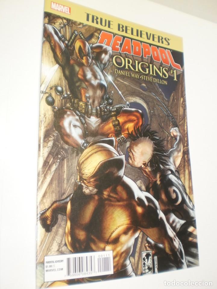 C&oacute;mics: true believes. deadpool. origins 1. marvel (buen estado) - Foto 1