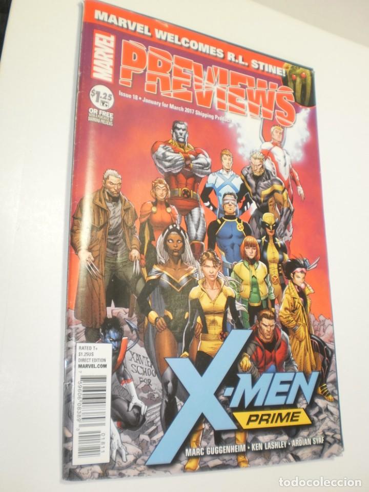C&oacute;mics: marvel previews x-men prime 2017 (buen estado) - Foto 1