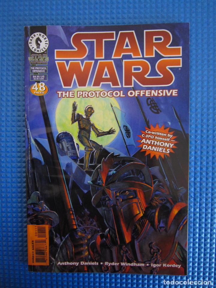 C&oacute;mics: Prestigio c&oacute;mic STAR WARS: THE PROTOCOL OFFENSIVE. EDICI&Oacute;N ORIGINAL DARK HORSE (U.S.A.) - Foto 1