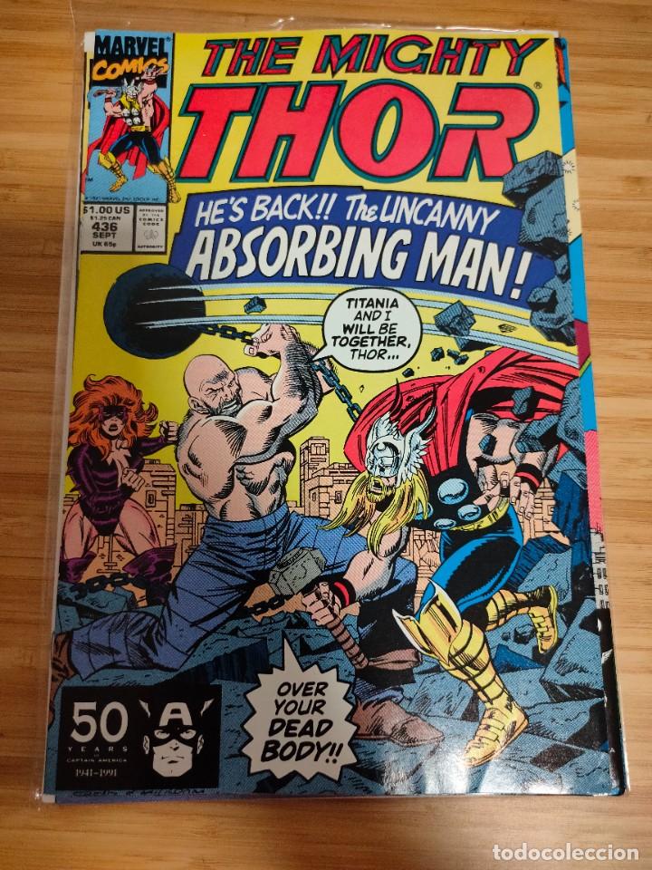 C&oacute;mics: The Mighty Thor 436 vol 1 Marvel - Foto 1