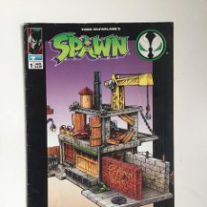 Cómics: TODD MCFARLANE'S SPAWN #1 COMIC SPAWN ALLEY PLAYSET FIGURE BOOK DEAD END 1994. Lote 259903475