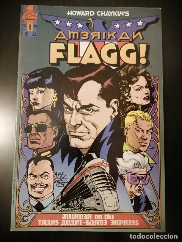 C&oacute;mics: COMIC USA - AMERICAN FLAGG ! # 8 BY HOWARD CHAYKIN - FIRST COMICS - Foto 1