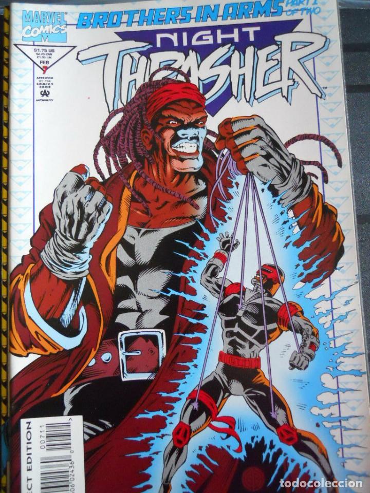 C&oacute;mics: NIGHT TRASHER n&deg;7 1994 ed. Marvel Comics. NEW WARRIORS. - Foto 1