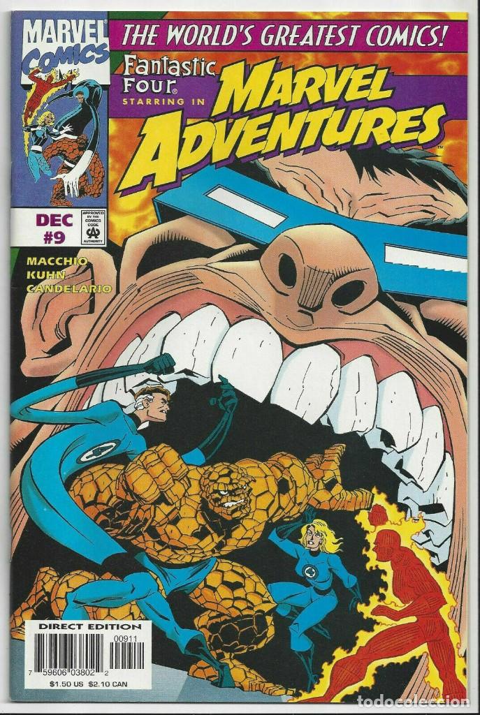 Comics: Marvel Adventures, Fantastic Four Starring in #9 Marvel Comics Dec 1997