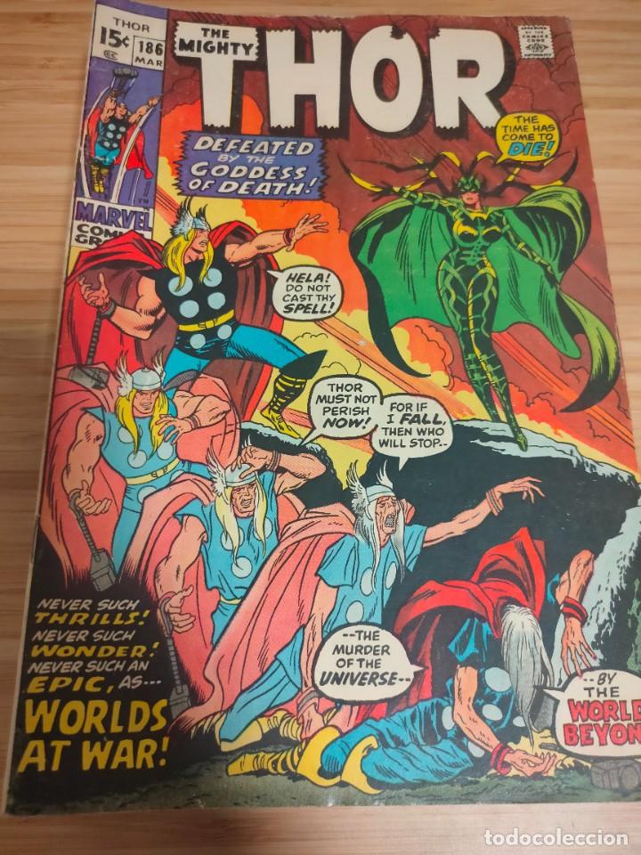 C&oacute;mics: The Mighty Thor 186 vol 1 Marvel 1977 - Foto 1