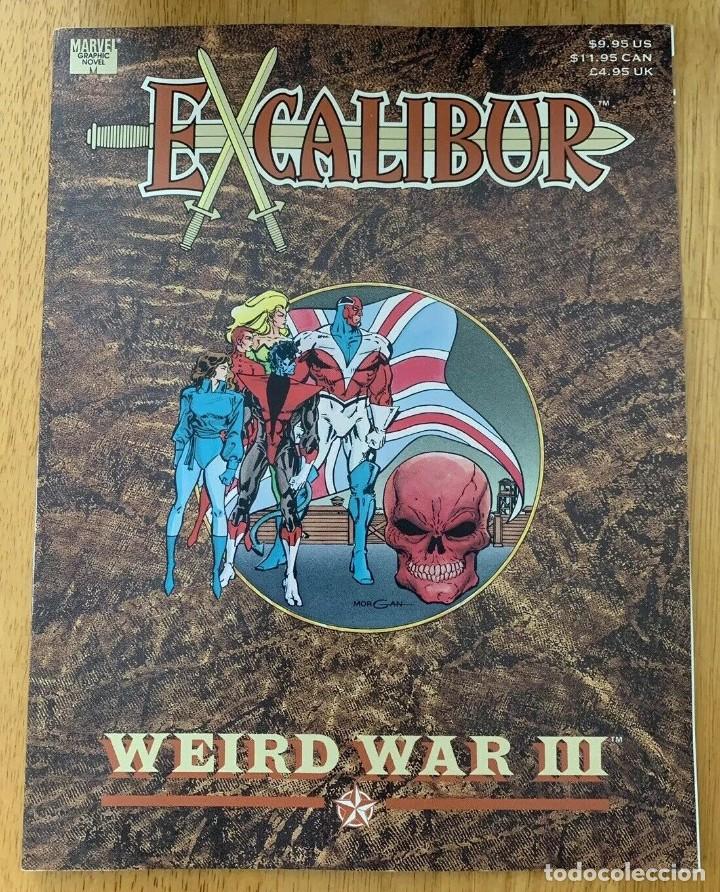 C&oacute;mics: Excalibur: Weird War III (Dec 1990, Marvel). MARVEL GRAPHIC NOVEL. - Foto 1