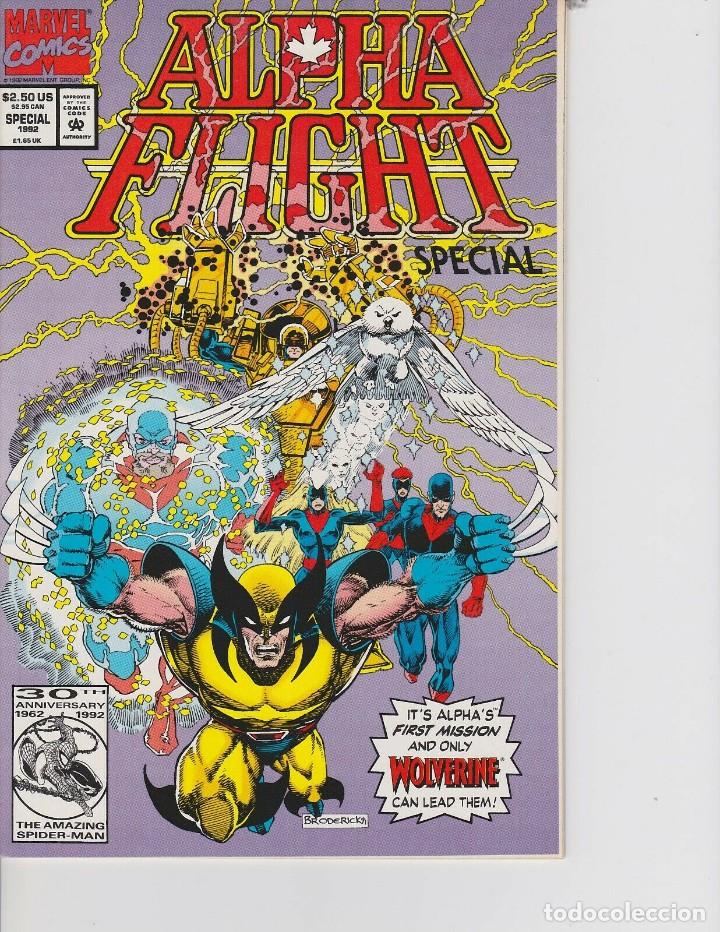 C&oacute;mics: Alpha Flight Special 1992 Wolverine leads team! MARVEL COMICS. - Foto 1
