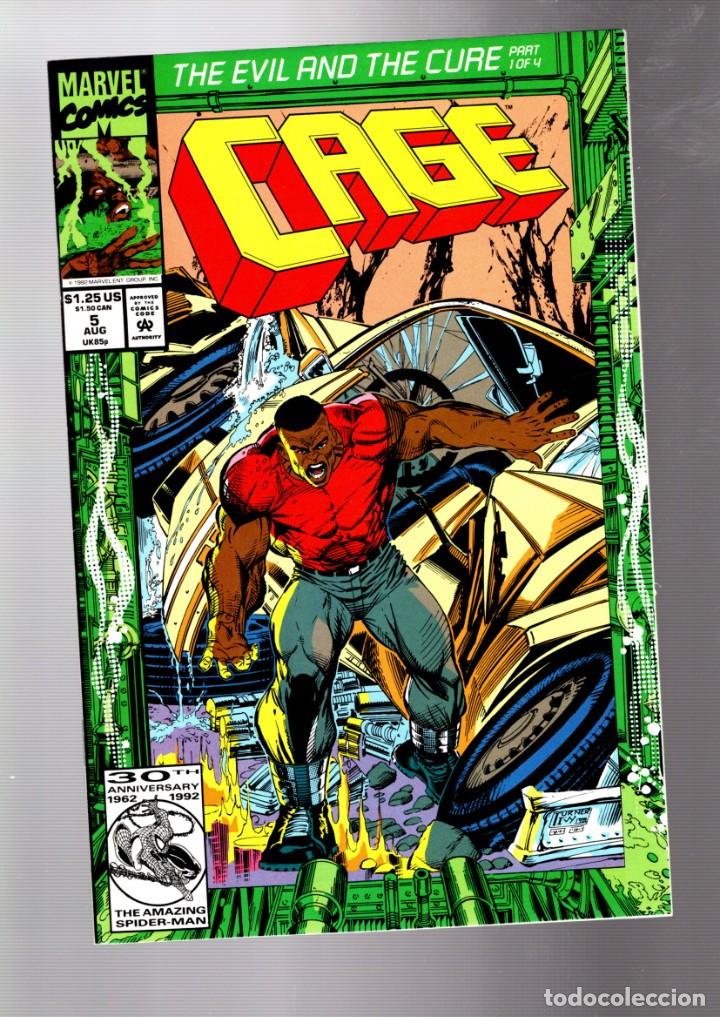 C&oacute;mics: CAGE 5 - MARVEL 1992 VFN/NM / POWER-MAN - Foto 1