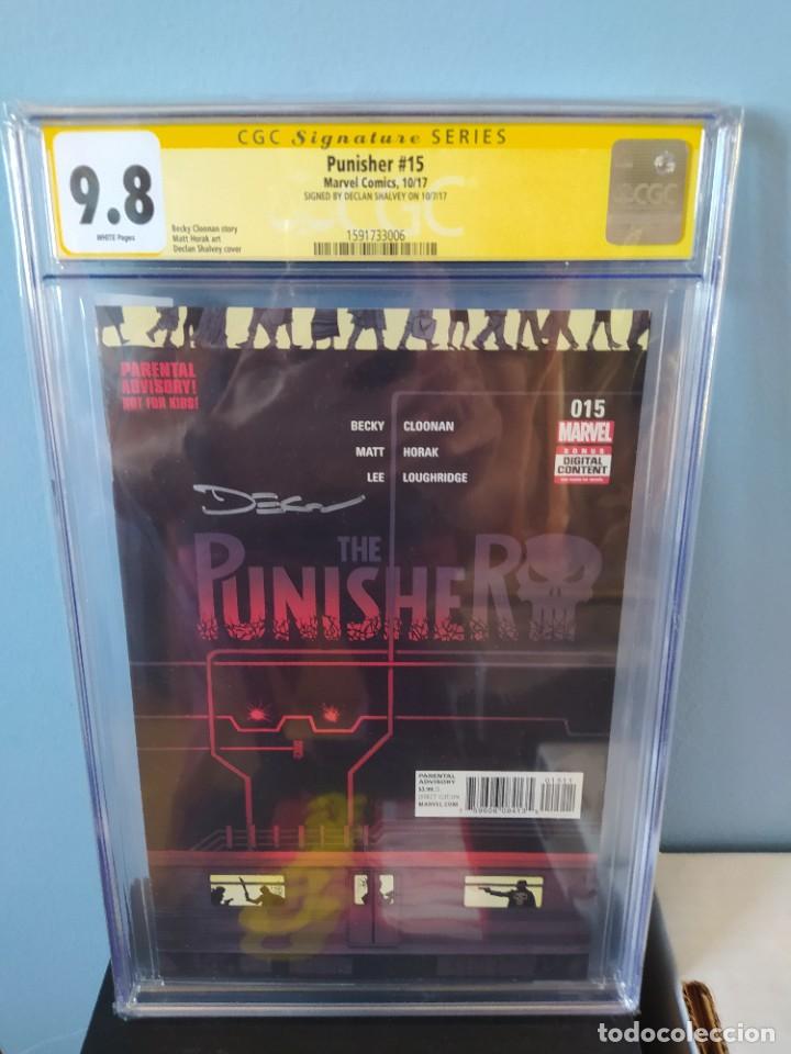 C&oacute;mics: COMIC CGC 9.8-PUNISHER #-FIRMADO POR DECLAN SHALVEY-2017-IMPECABLE