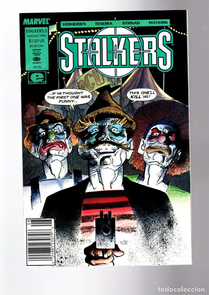 C&oacute;mics: STALKERS 5 - MARVEL EPIC 1990 VFN/NM - Foto 1