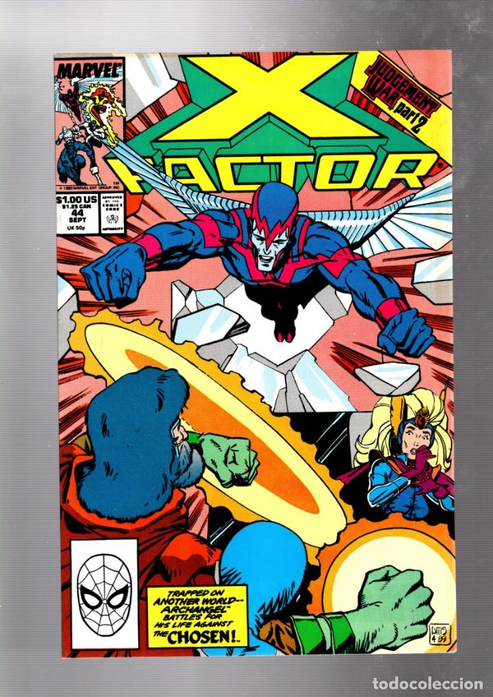 C&oacute;mics: X-FACTOR 44 - MARVEL 1989 VFN+ / SIMONSON & SMITH / JUDGMENT WAR / CELESTIALS - Foto 1