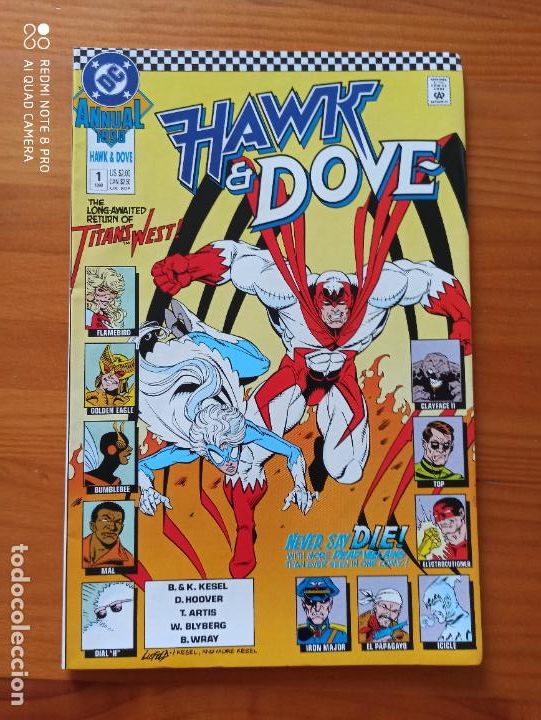 C&oacute;mics: HAWK & DOVE ANNUAL N&ordm; 1 - 1990 - DC - EN INGLES (I2) - Foto 1
