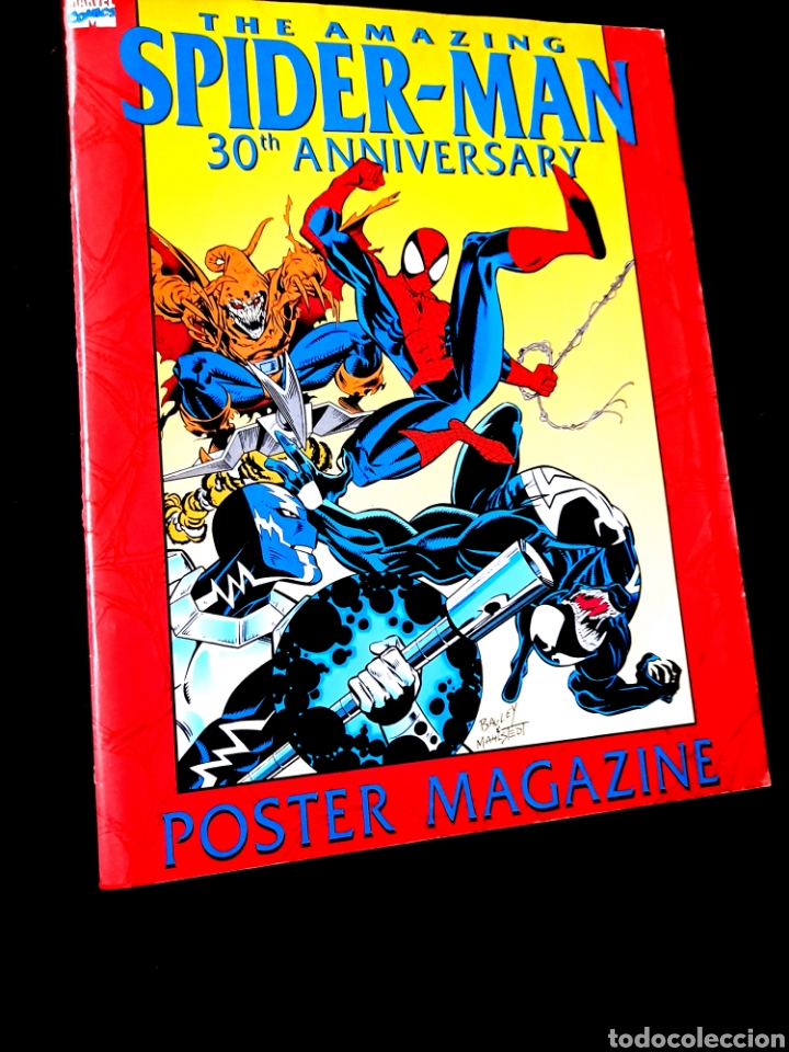 Gibi HQ The Amazing Spider Man Homem Aranha 30.º Aniversário! Holográfico!  1992