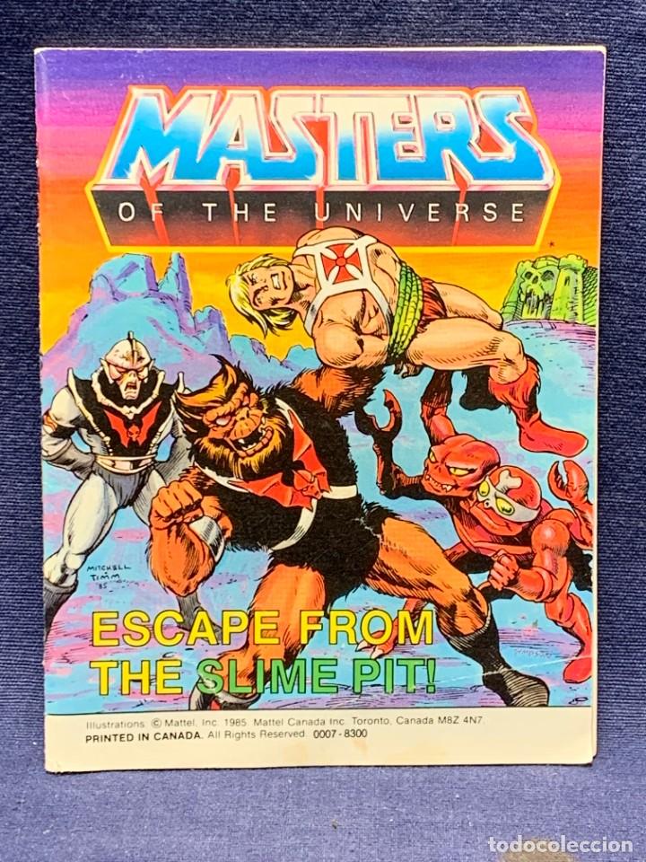 Cómics: MINI COMIC MASTERS OF THE UNIVERSE ESCAPE FROM THE SLIME PIT 1985 CANADA INGLES FRANCES 13X10CMS - Foto 1 - 271816088