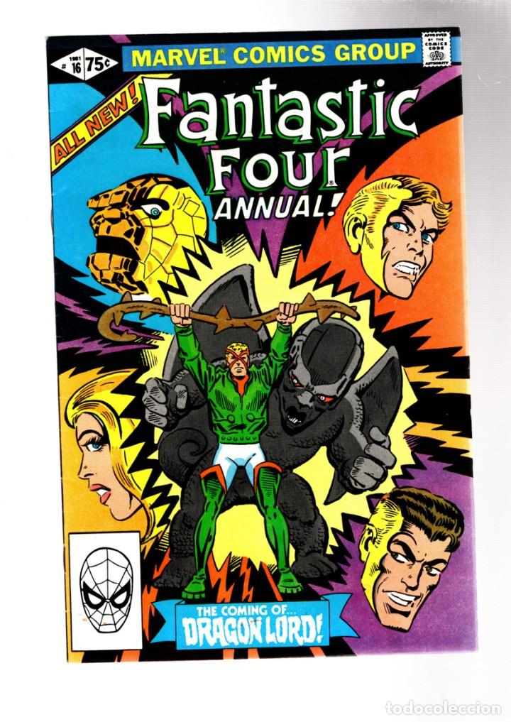 FANTASTIC FOUR ANNUAL 16 - MARVEL 1981 VFN / STEVE DITKO (Tebeos y Comics - Comics Lengua Extranjera - Comics USA)